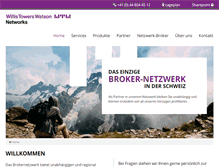 Tablet Screenshot of brokernetzwerk.ch